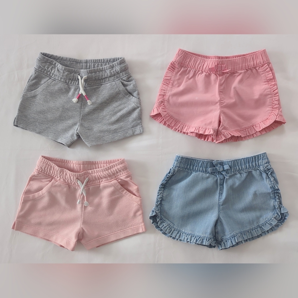 3T little girl shorts - set of 4